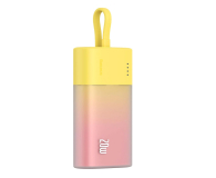 Baseus Powerbank Popsicle 5200mAh 20W z kablem zółto-różowy - 1502078 - zdjęcie 2